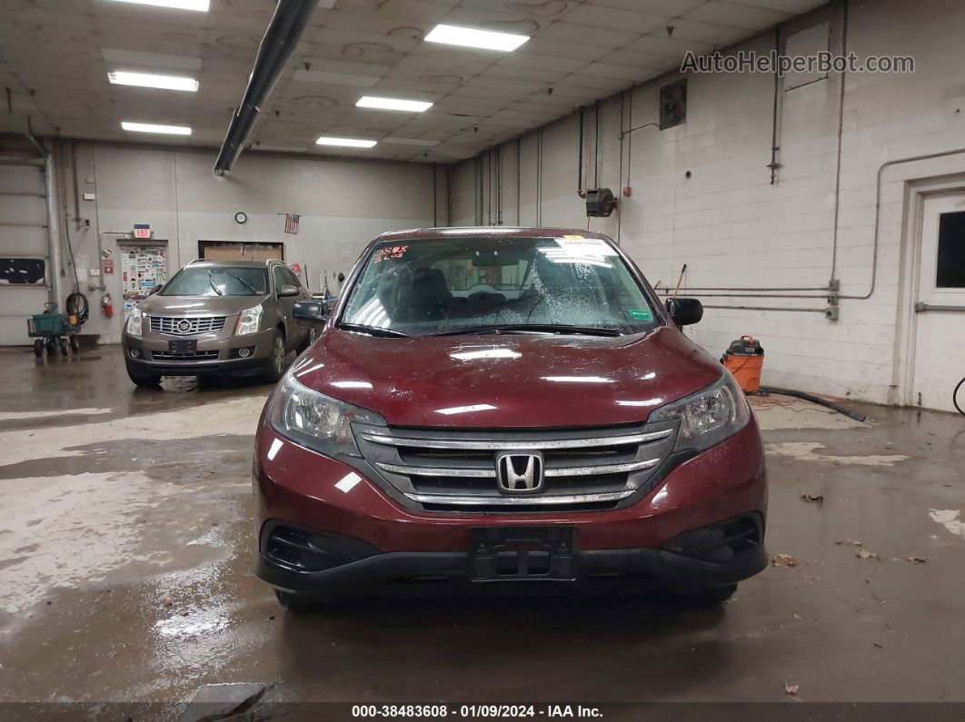 2013 Honda Cr-v Lx Red vin: 5J6RM4H35DL018560