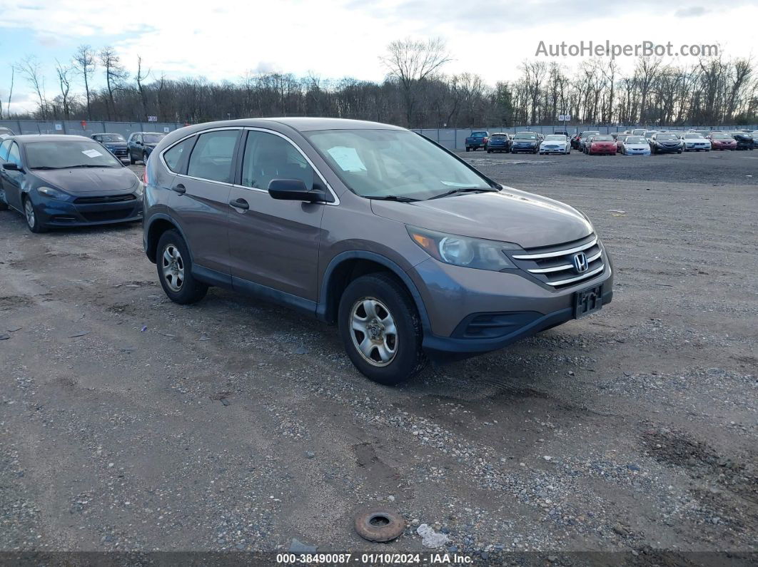 2013 Honda Cr-v Lx Коричневый vin: 5J6RM4H35DL048755