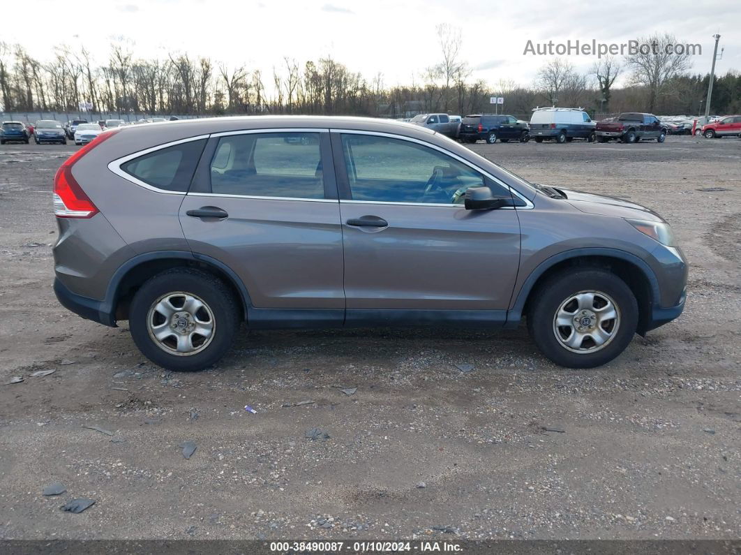 2013 Honda Cr-v Lx Коричневый vin: 5J6RM4H35DL048755