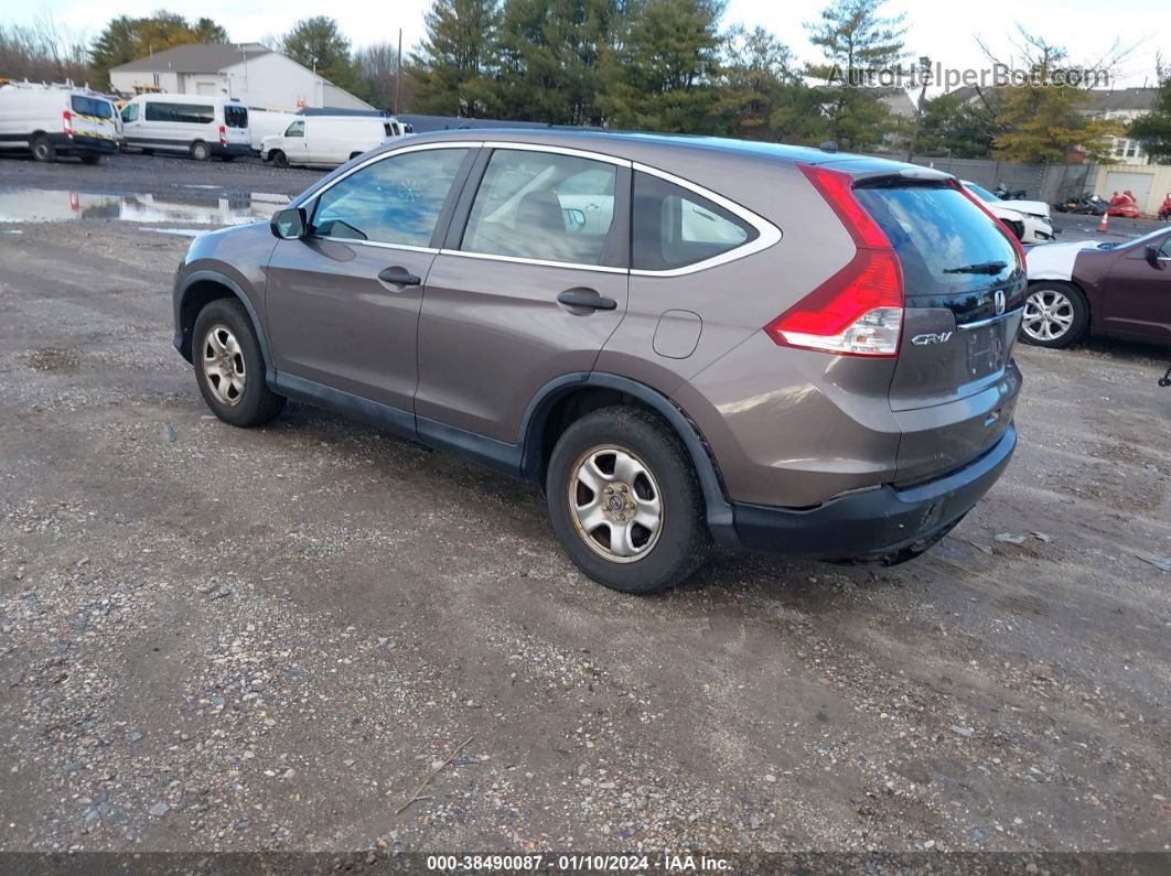 2013 Honda Cr-v Lx Brown vin: 5J6RM4H35DL048755