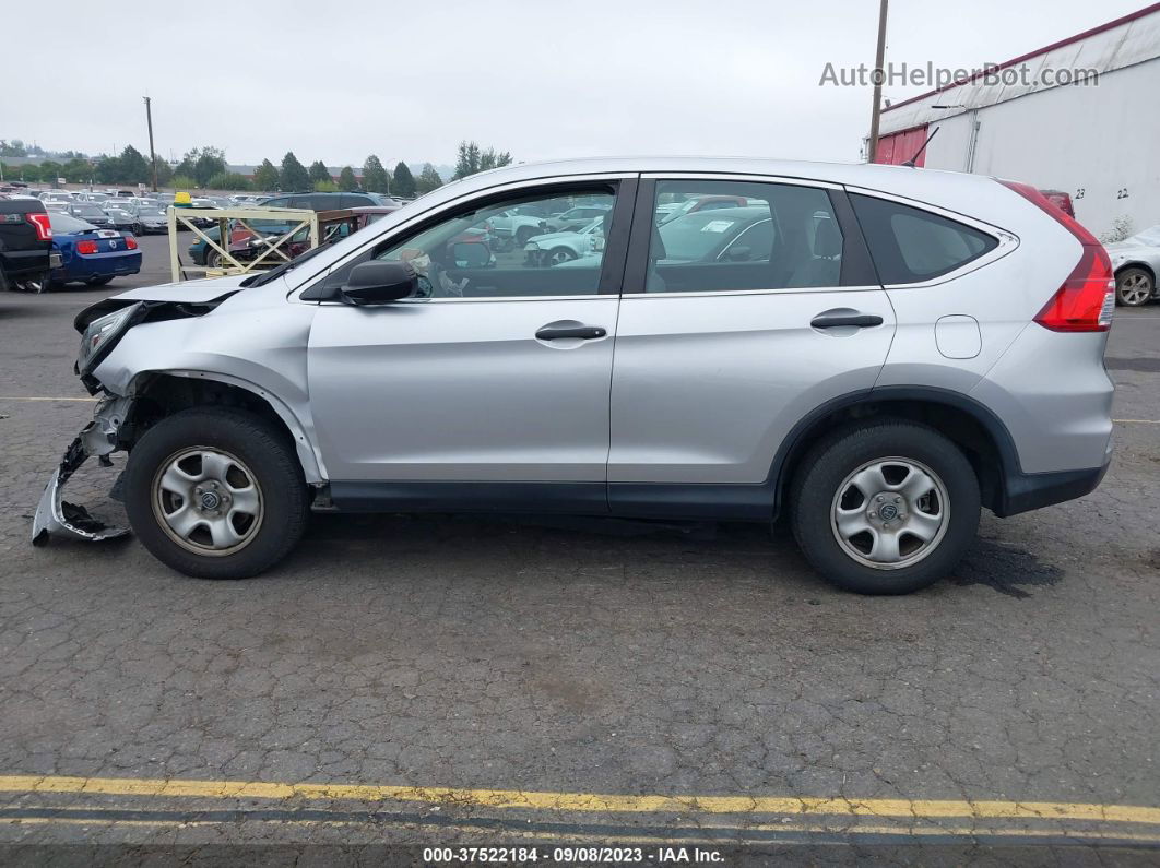 2015 Honda Cr-v Lx Silver vin: 5J6RM4H35FL078003