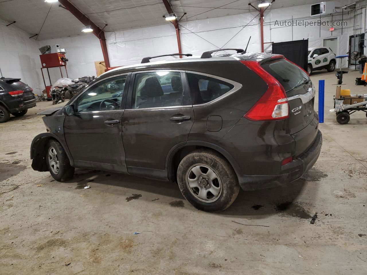 2015 Honda Cr-v Lx Charcoal vin: 5J6RM4H35FL130312