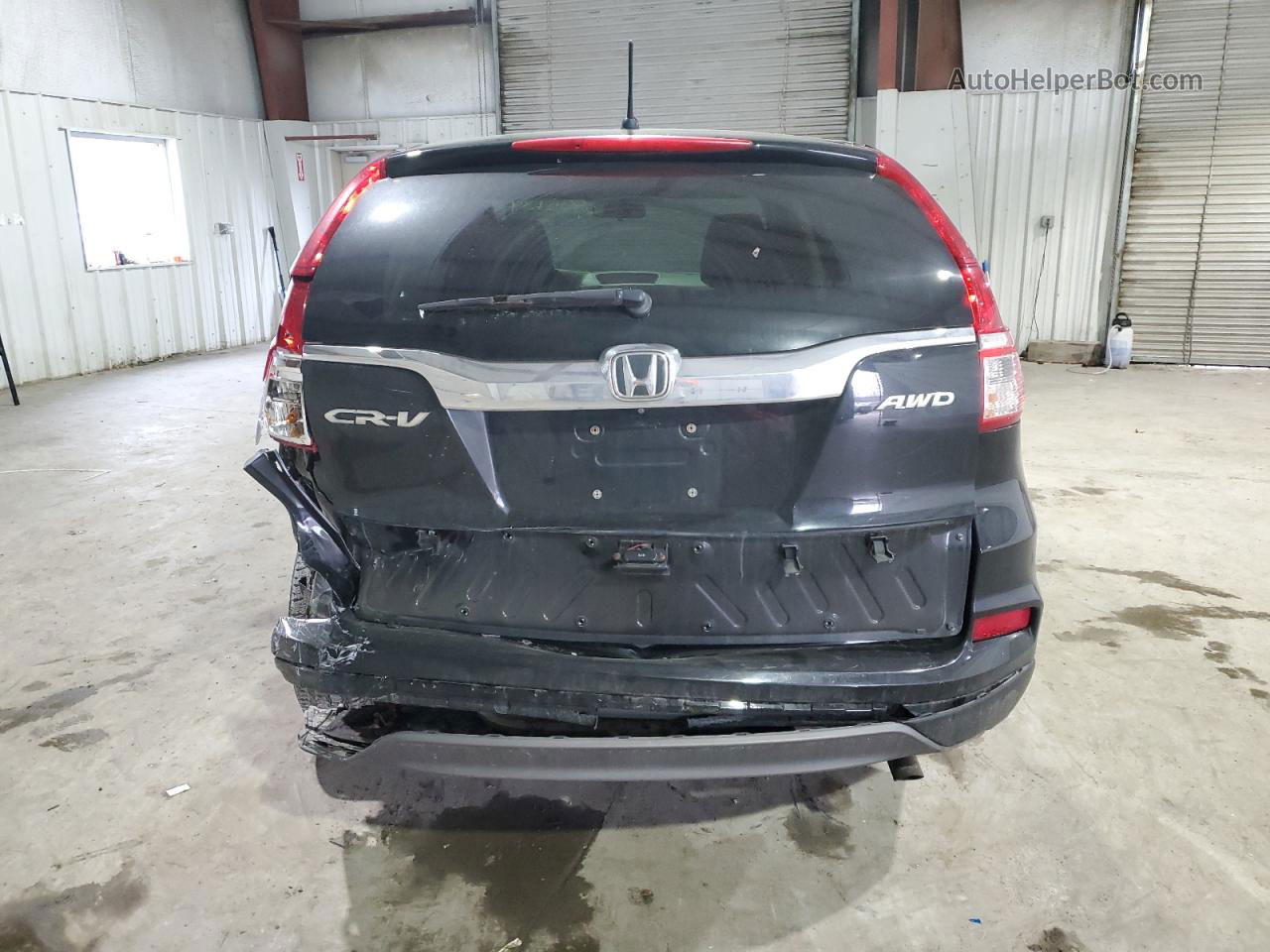 2016 Honda Cr-v Lx Black vin: 5J6RM4H35GL133082