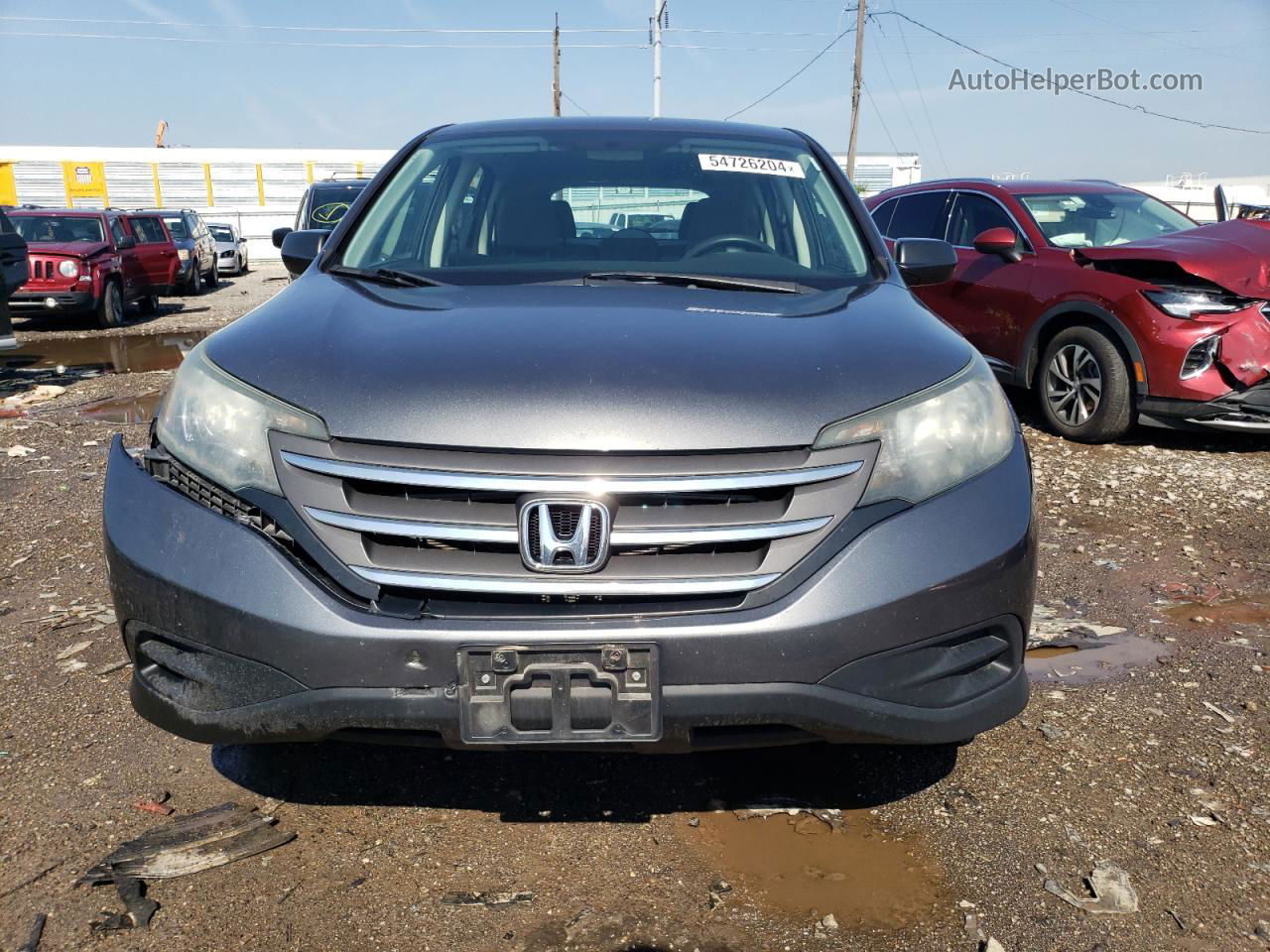 2013 Honda Cr-v Lx Silver vin: 5J6RM4H36DL011505