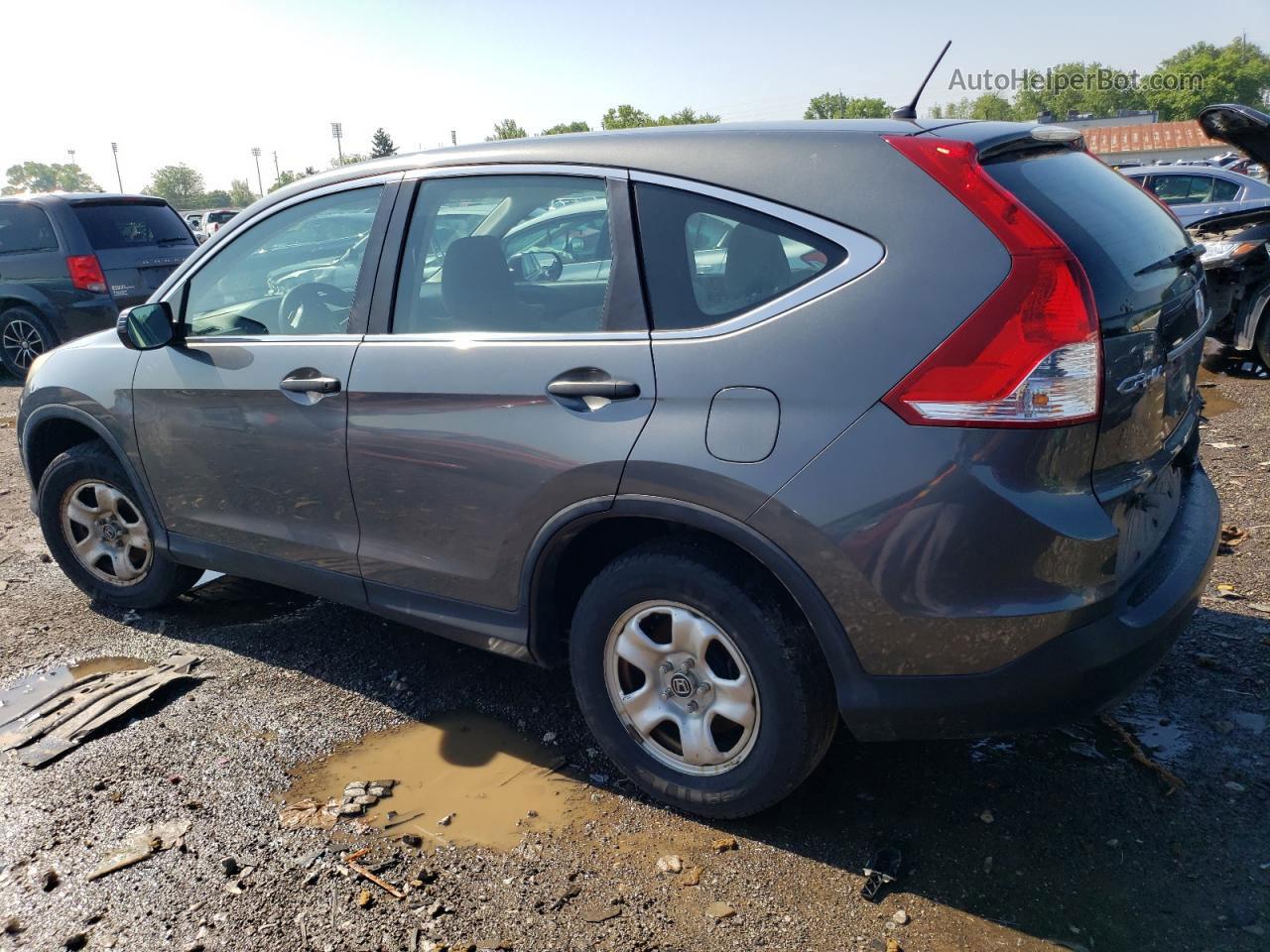 2013 Honda Cr-v Lx Silver vin: 5J6RM4H36DL011505