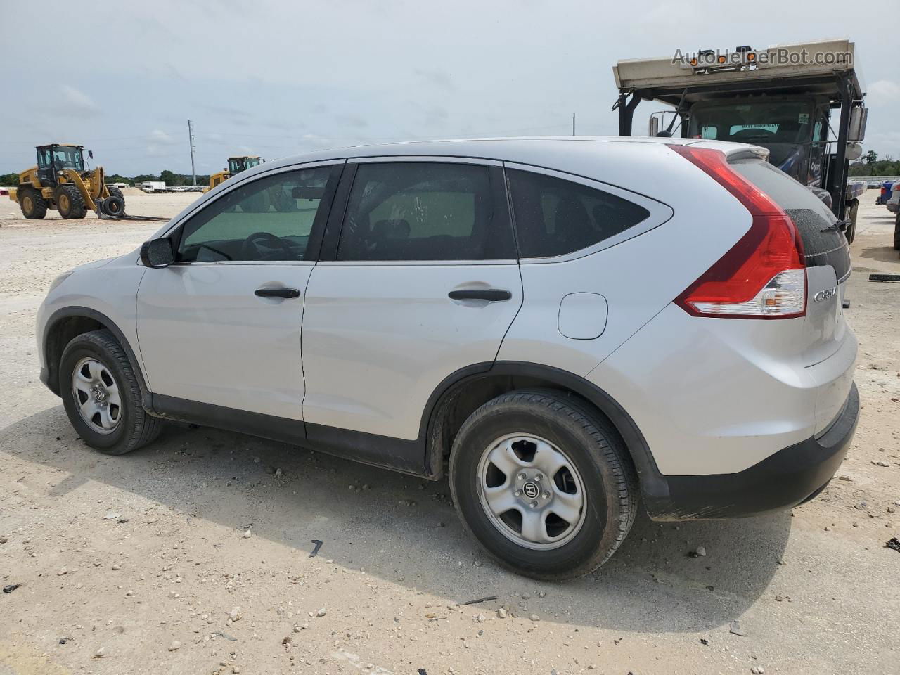 2013 Honda Cr-v Lx Silver vin: 5J6RM4H36DL043094