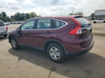 2015 Honda Cr-v Lx Burgundy vin: 5J6RM4H36FL015587