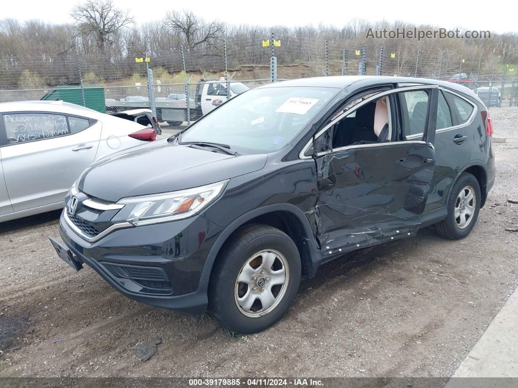 2015 Honda Cr-v Lx Black vin: 5J6RM4H36FL025648