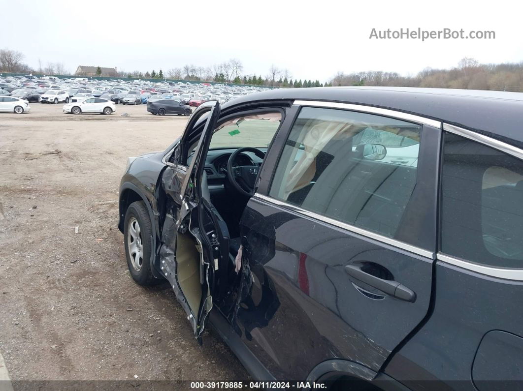 2015 Honda Cr-v Lx Black vin: 5J6RM4H36FL025648