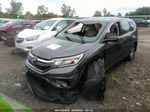 2016 Honda Cr-v Lx Gray vin: 5J6RM4H36GL128778