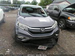 2016 Honda Cr-v Lx Gray vin: 5J6RM4H36GL128778