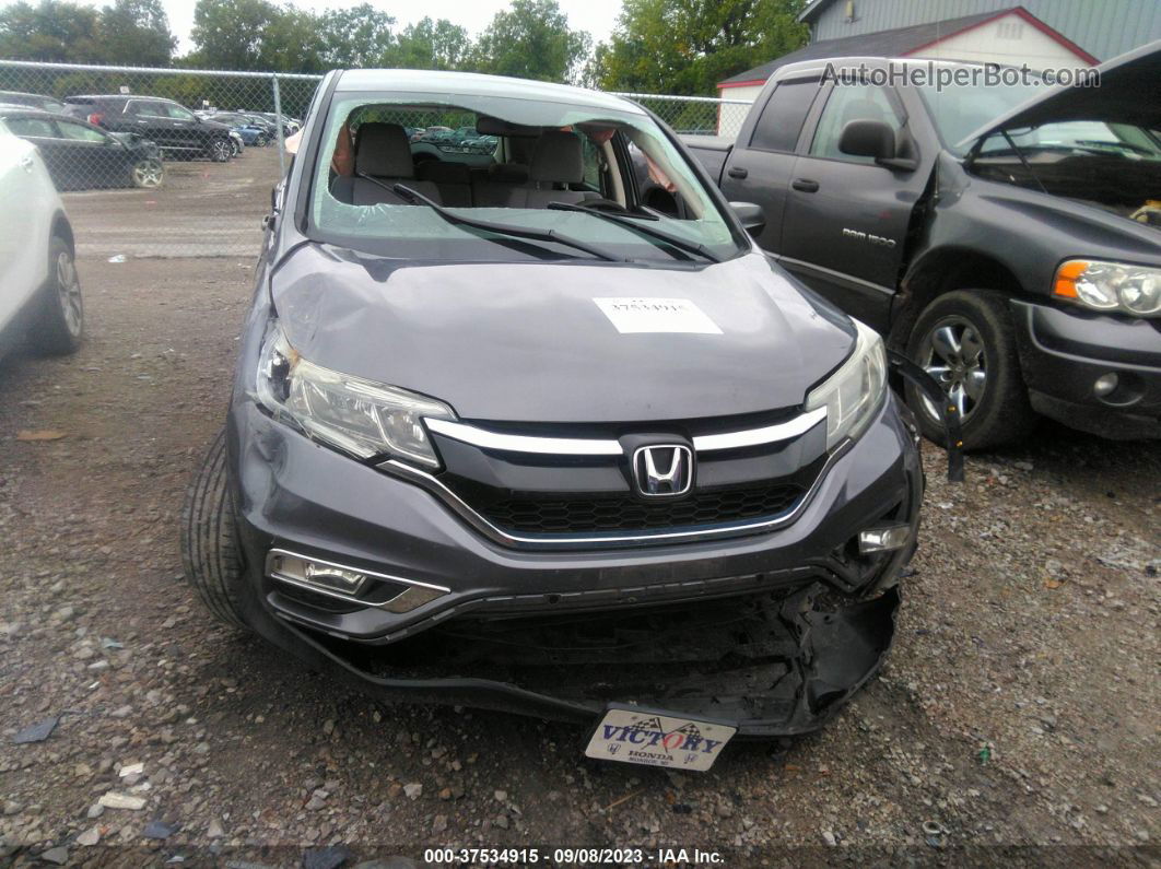 2016 Honda Cr-v Lx Gray vin: 5J6RM4H36GL128778