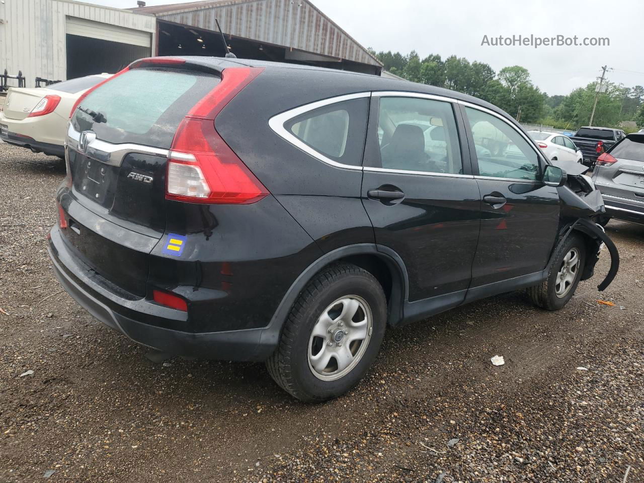 2016 Honda Cr-v Lx Черный vin: 5J6RM4H36GL140672