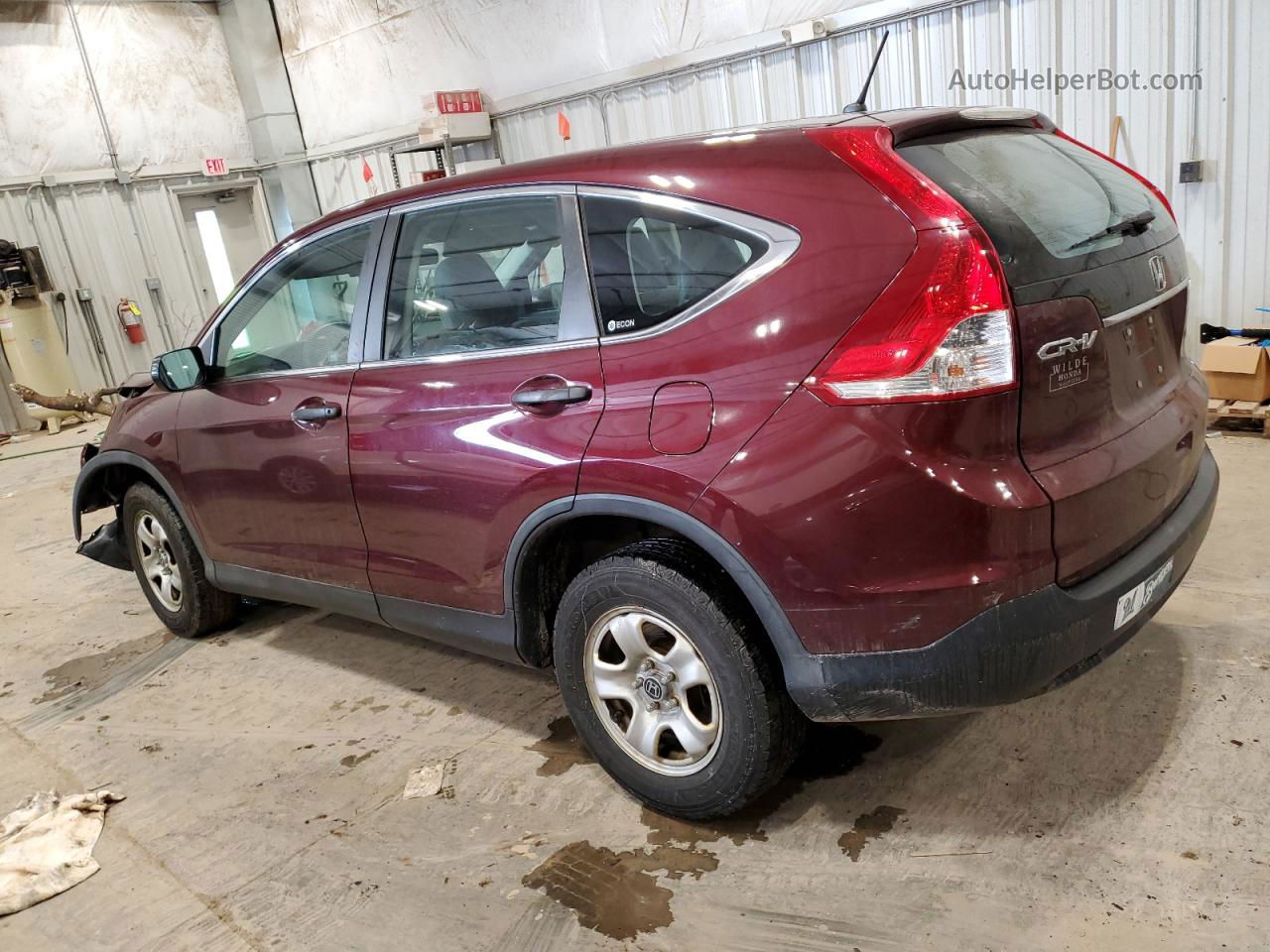 2012 Honda Cr-v Lx Red vin: 5J6RM4H37CL042597