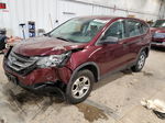 2012 Honda Cr-v Lx Красный vin: 5J6RM4H37CL042597