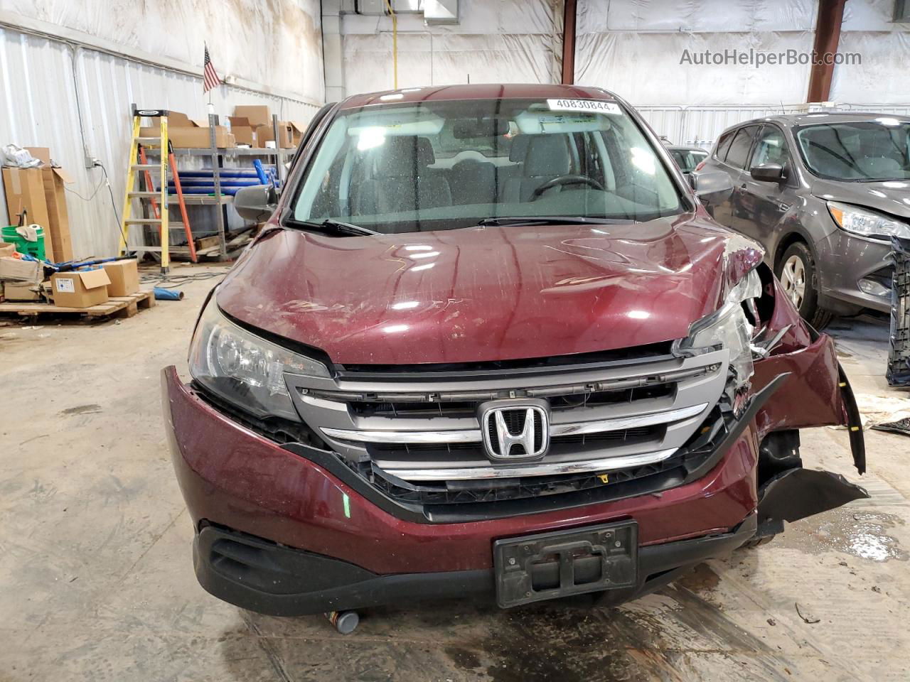 2012 Honda Cr-v Lx Red vin: 5J6RM4H37CL042597