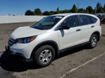 2013 Honda Cr-v Lx White vin: 5J6RM4H37DL046506