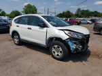 2016 Honda Cr-v Lx White vin: 5J6RM4H37GL055355