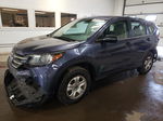 2012 Honda Cr-v Lx Blue vin: 5J6RM4H38CL027090