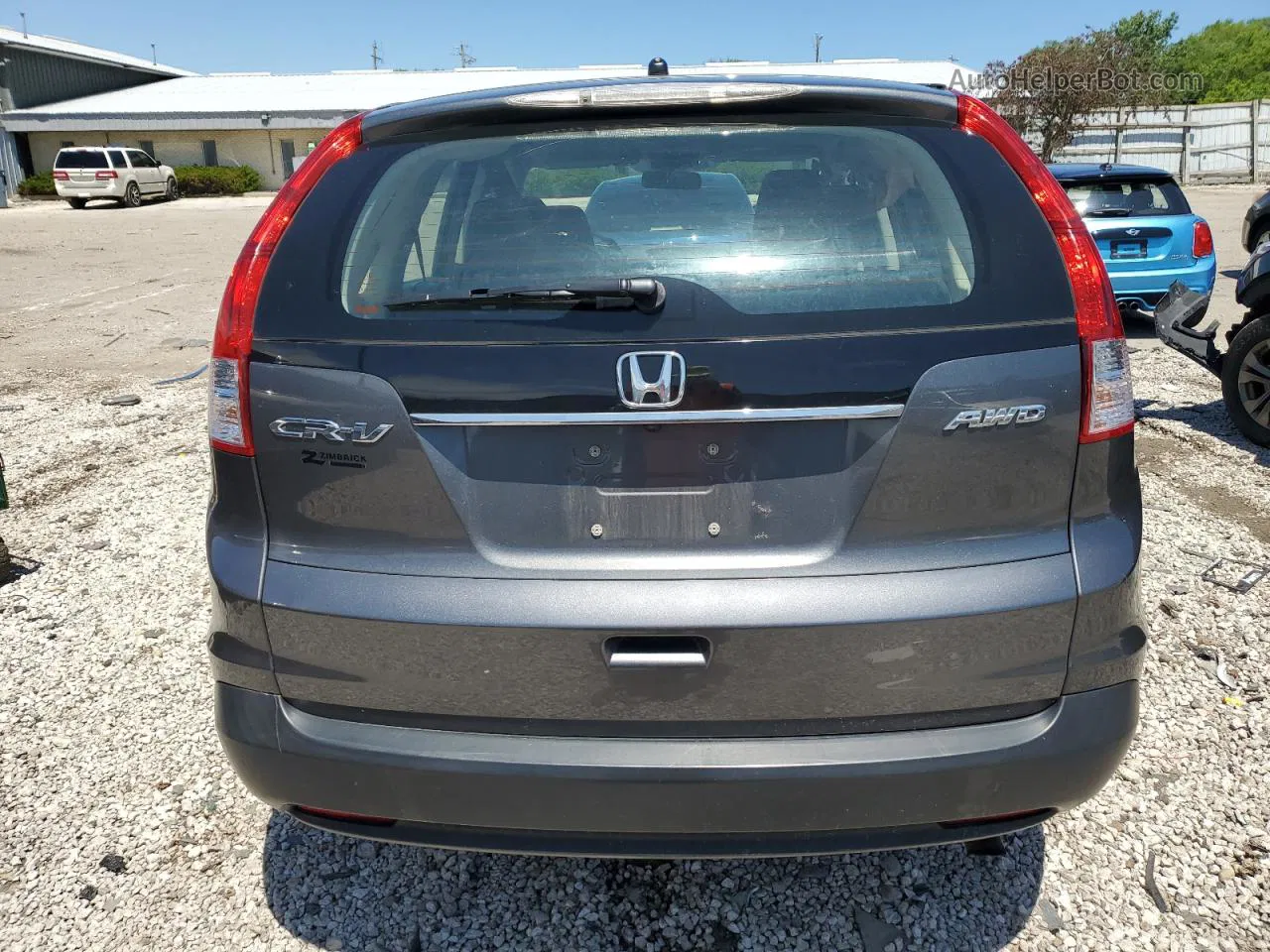 2012 Honda Cr-v Lx Charcoal vin: 5J6RM4H38CL076015