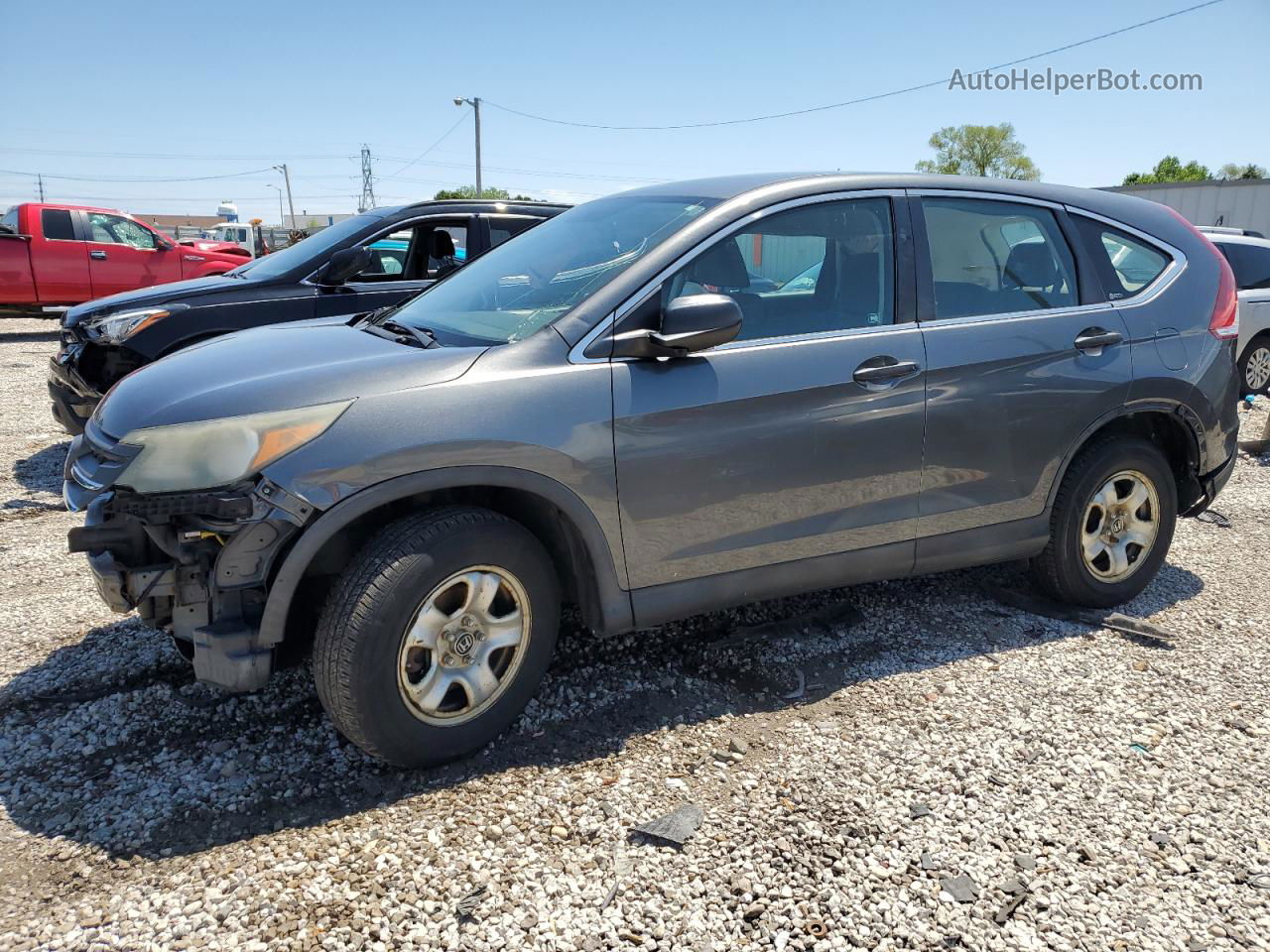 2012 Honda Cr-v Lx Угольный vin: 5J6RM4H38CL076015