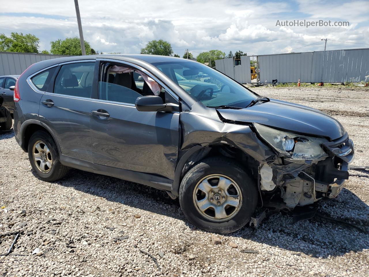 2012 Honda Cr-v Lx Charcoal vin: 5J6RM4H38CL076015