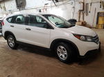 2013 Honda Cr-v Lx White vin: 5J6RM4H38DL006970