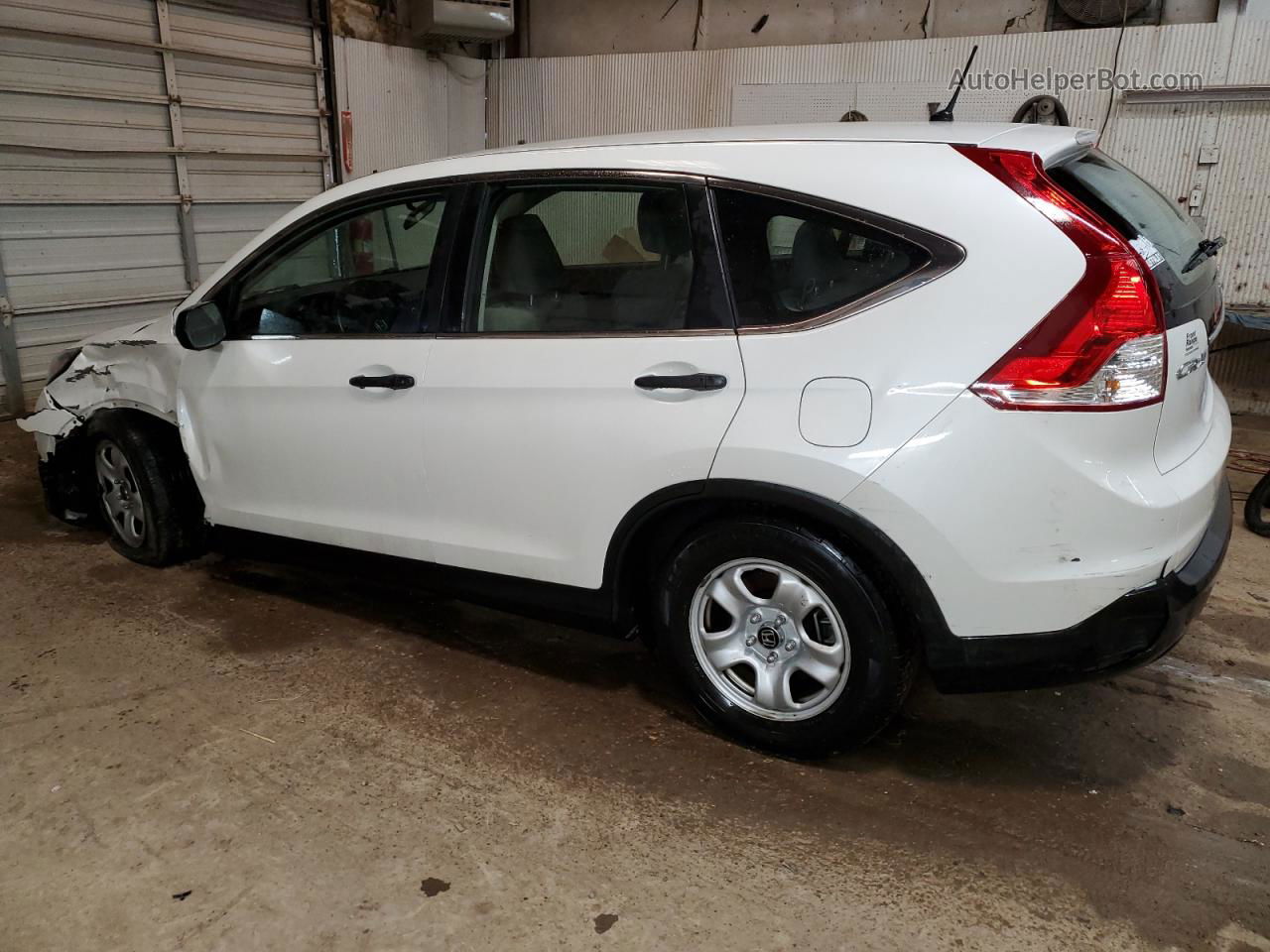 2013 Honda Cr-v Lx White vin: 5J6RM4H38DL006970