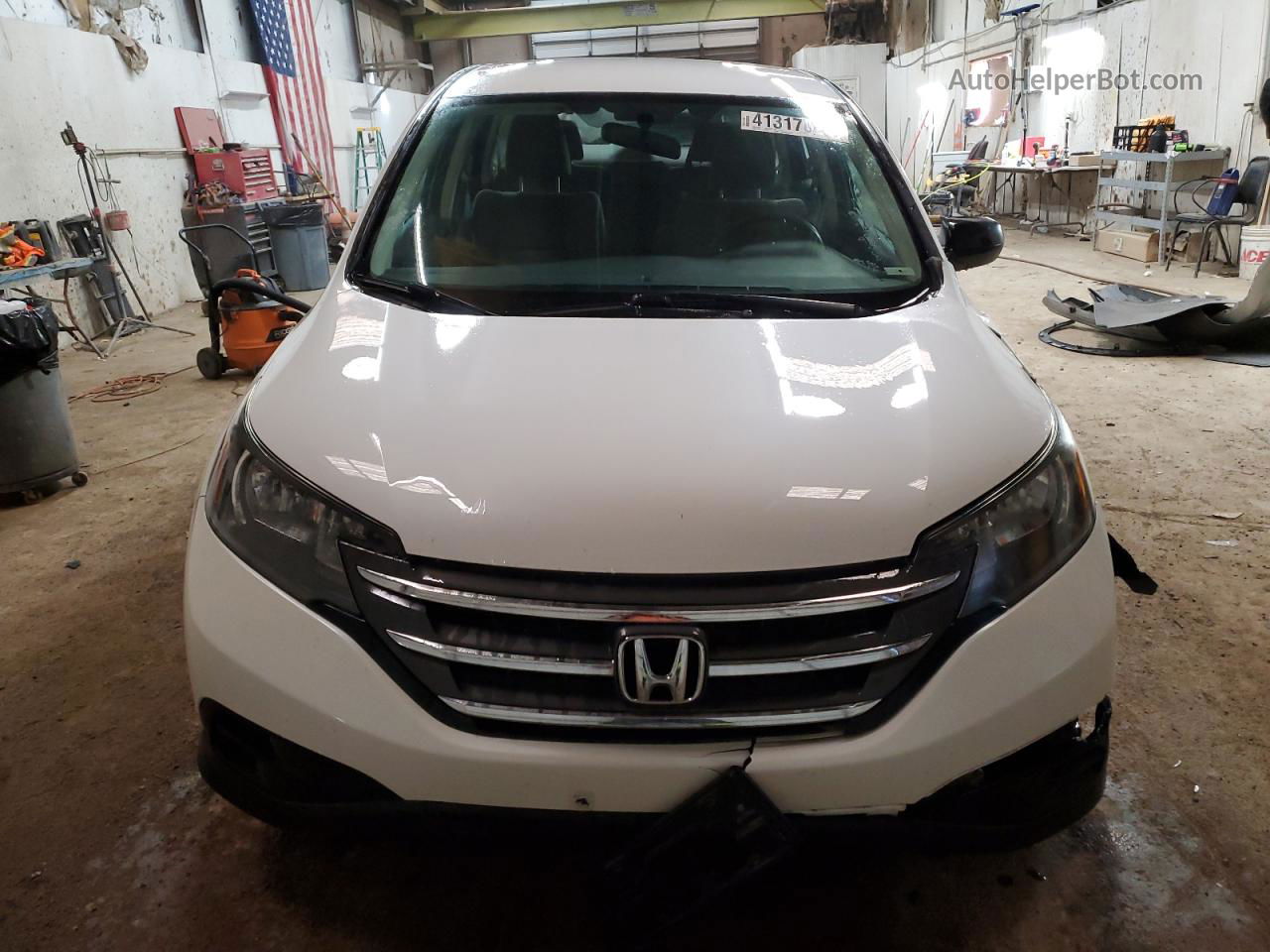 2013 Honda Cr-v Lx Белый vin: 5J6RM4H38DL006970