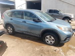 2013 Honda Cr-v Lx Blue vin: 5J6RM4H38DL013353