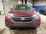 2015 Honda Cr-v Lx Burgundy vin: 5J6RM4H38FL003778