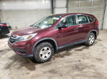 2015 Honda Cr-v Lx Burgundy vin: 5J6RM4H38FL003778