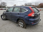 2015 Honda Cr-v Lx Синий vin: 5J6RM4H38FL004770