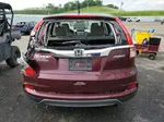 2015 Honda Cr-v Lx Burgundy vin: 5J6RM4H38FL015283