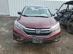 2015 Honda Cr-v Lx Burgundy vin: 5J6RM4H38FL015283