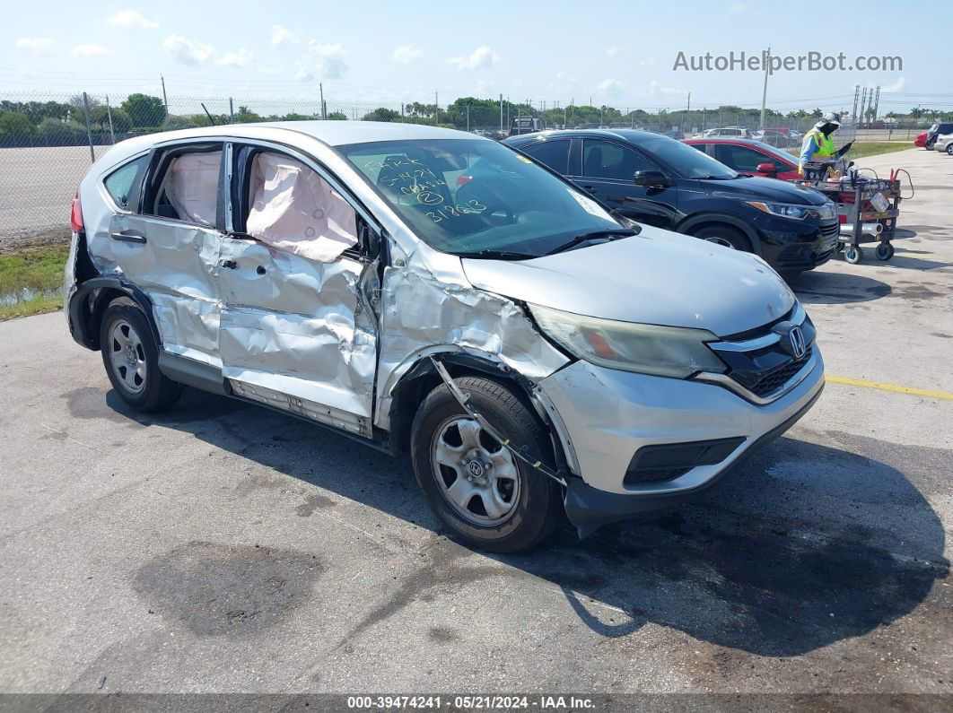 2016 Honda Cr-v Lx Серебряный vin: 5J6RM4H38GL006729