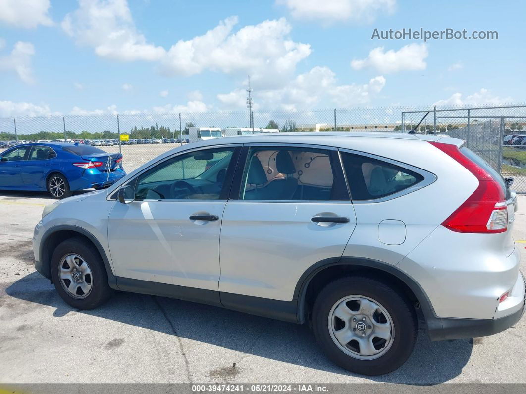 2016 Honda Cr-v Lx Серебряный vin: 5J6RM4H38GL006729