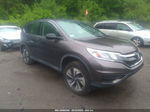 2016 Honda Cr-v Lx Gray vin: 5J6RM4H38GL056790