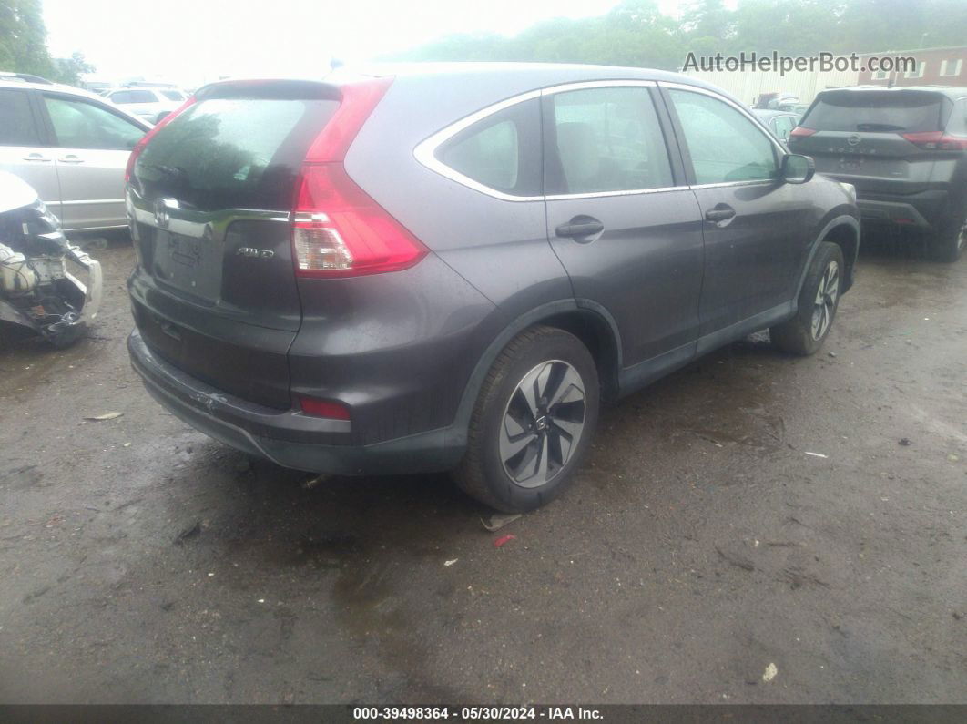 2016 Honda Cr-v Lx Серый vin: 5J6RM4H38GL056790