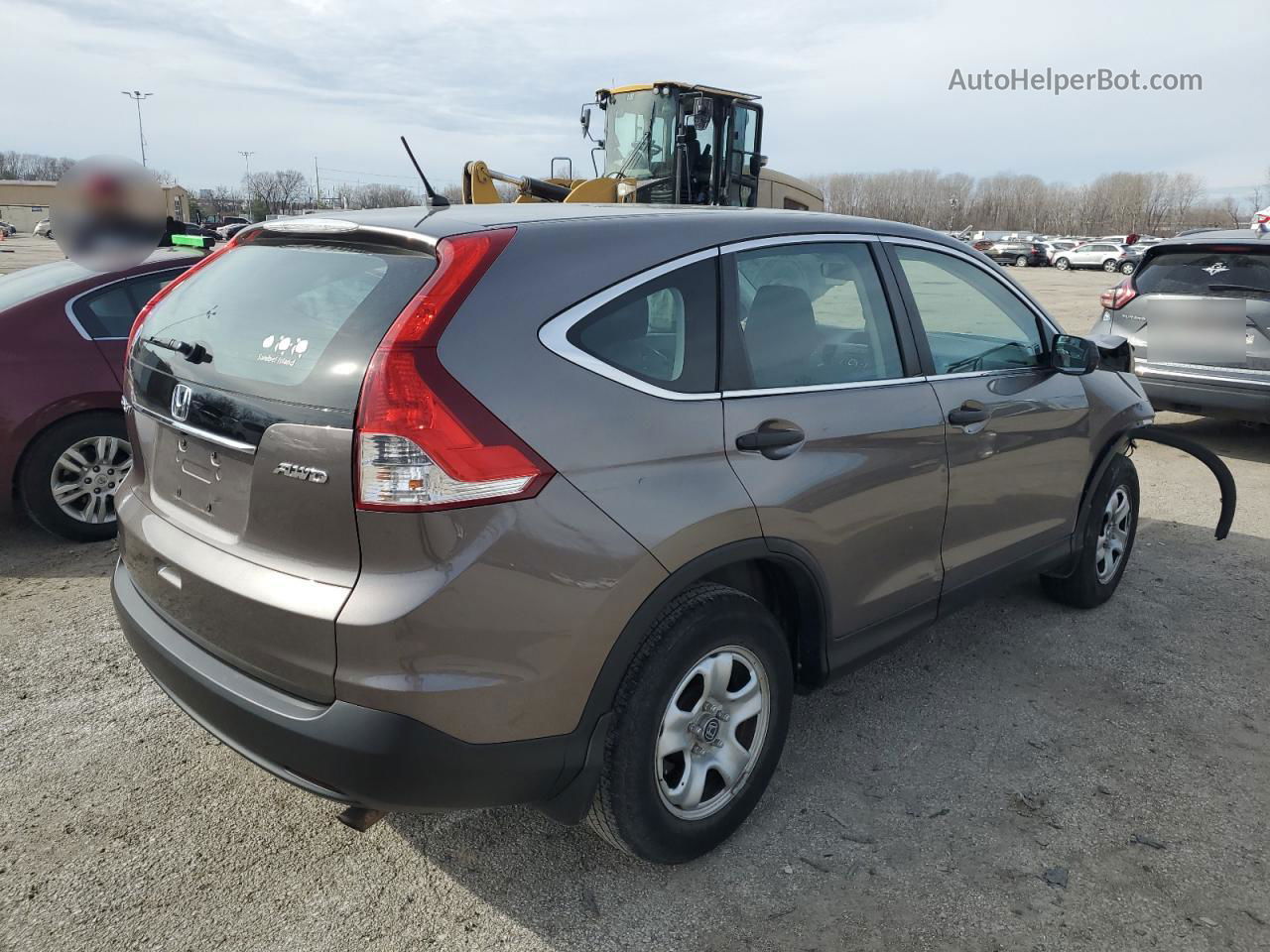 2012 Honda Cr-v Lx Brown vin: 5J6RM4H39CL081594