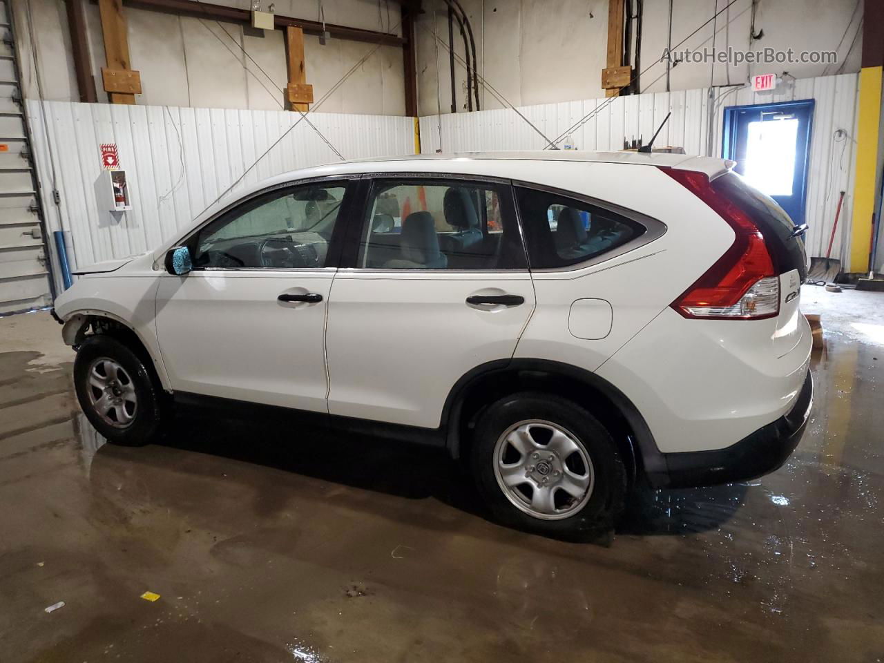 2013 Honda Cr-v Lx White vin: 5J6RM4H39DL040562