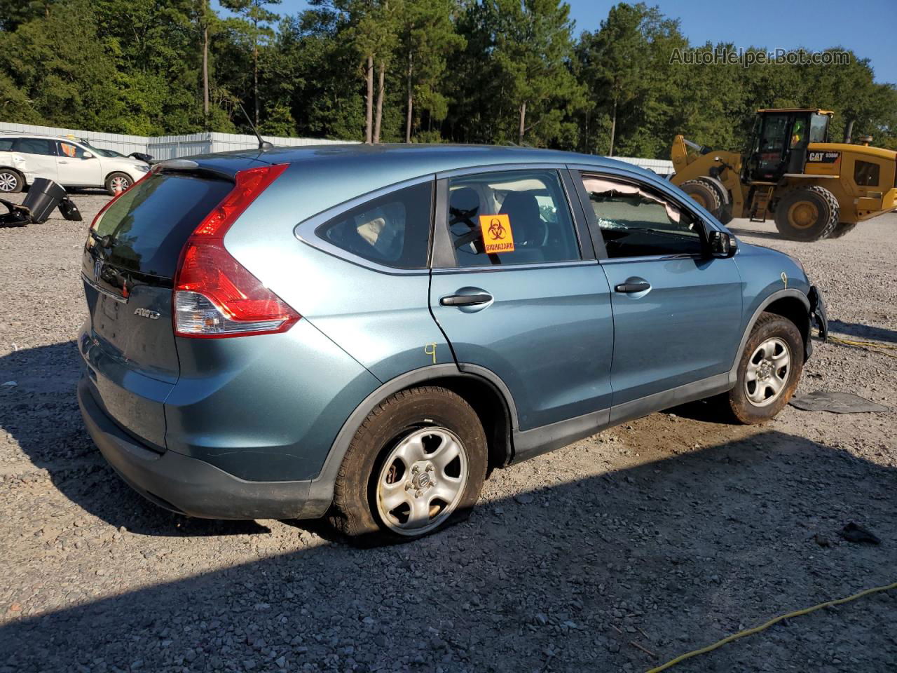 2013 Honda Cr-v Lx Turquoise vin: 5J6RM4H39DL078759