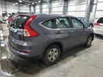 2015 Honda Cr-v Lx Gray vin: 5J6RM4H39FL014241