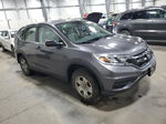 2015 Honda Cr-v Lx Gray vin: 5J6RM4H39FL014241