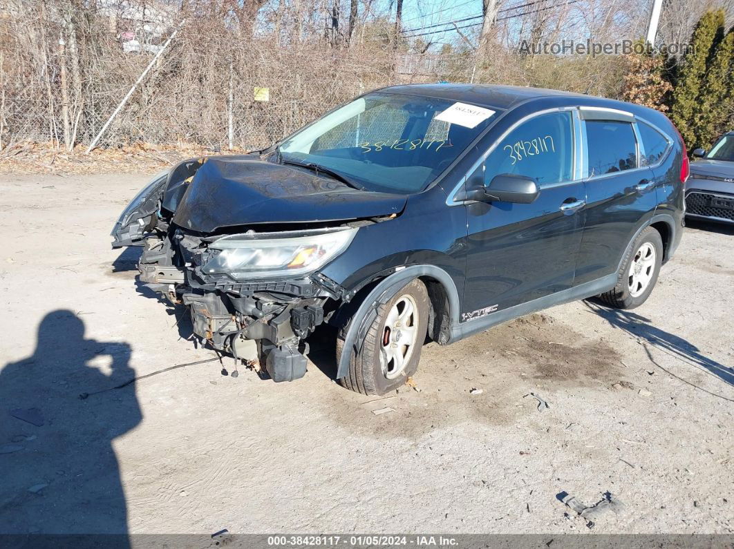 2015 Honda Cr-v Lx Black vin: 5J6RM4H39FL062452