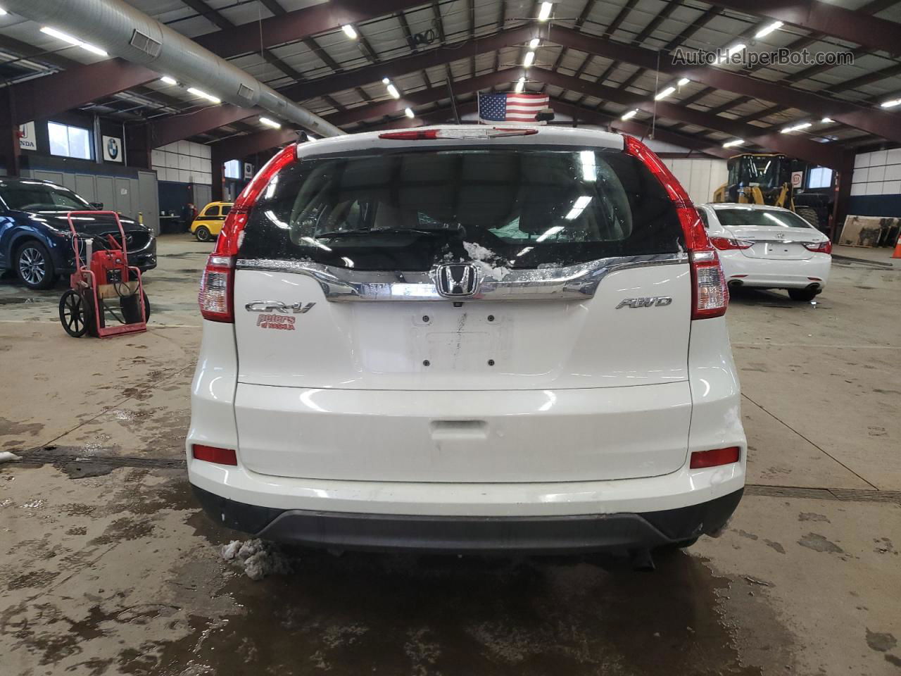 2016 Honda Cr-v Lx White vin: 5J6RM4H39GL015469