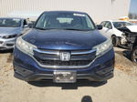 2015 Honda Cr-v Lx Blue vin: 5J6RM4H3XFL004768