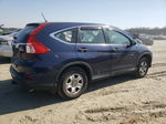 2015 Honda Cr-v Lx Blue vin: 5J6RM4H3XFL004768