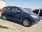 2015 Honda Cr-v Lx Blue vin: 5J6RM4H3XFL004768