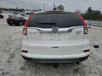 2015 Honda Cr-v Lx White vin: 5J6RM4H3XFL028777